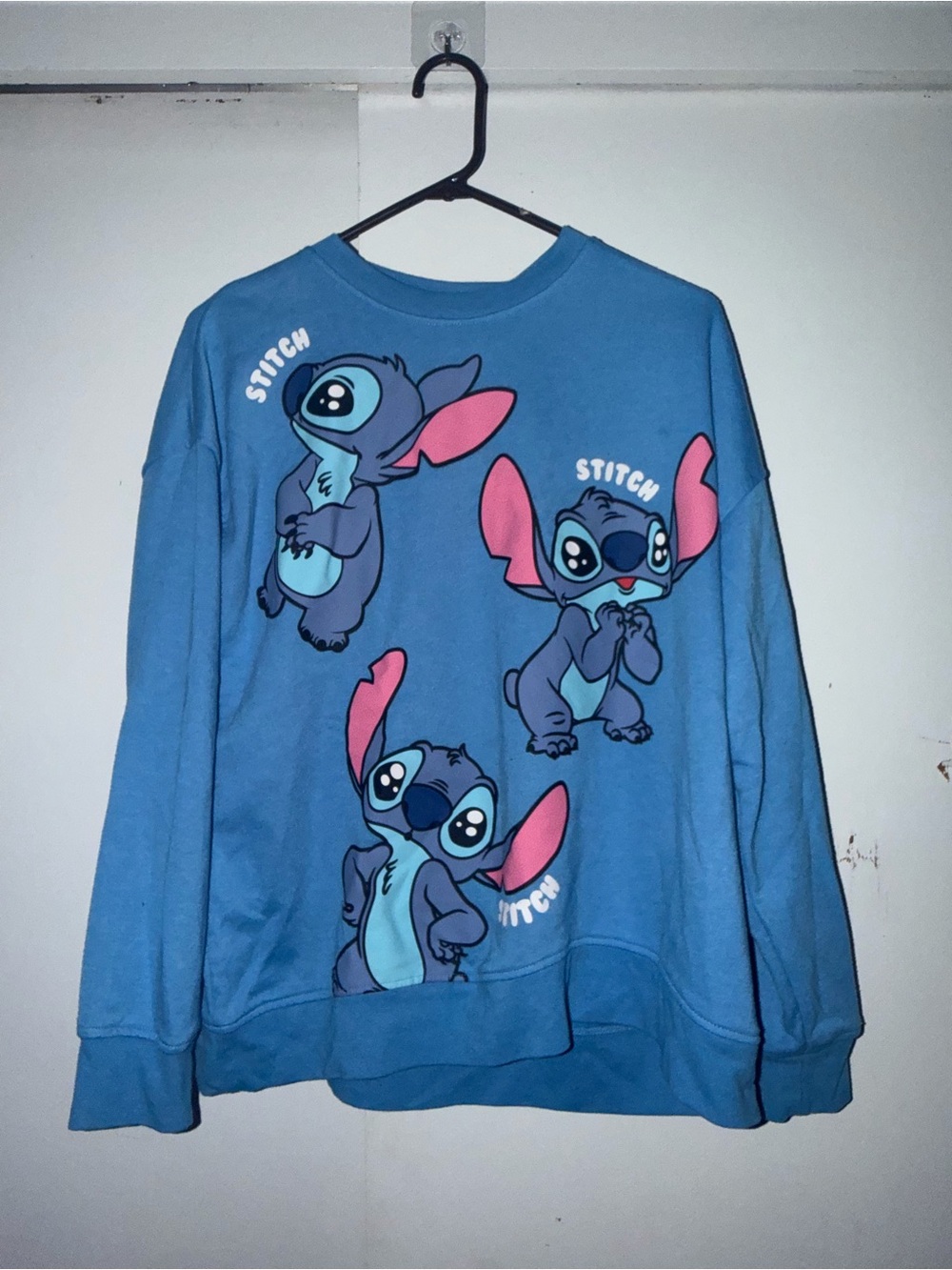 Blue Stitch Graphic Women’s Sweatshirt - Disney Inspired